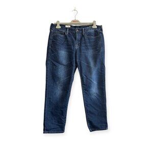 GAP 1969 Sexy Boyfriend Cropped Jeans, Size 31P, City Blue